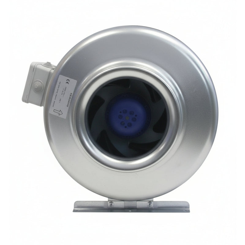 Manrose 150mm (6") Metal Inline Centrifugal Extractor Fan - MET150, Image  of 2