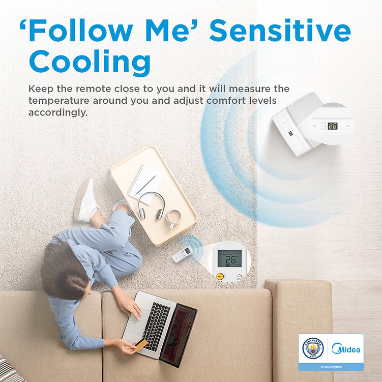 Midea MPPHA-09 Portable Air Conditioner - 9000BTU - White - MPPHA-09CRN7-WF-WK-GRADED UNIT, Image 6 of 9