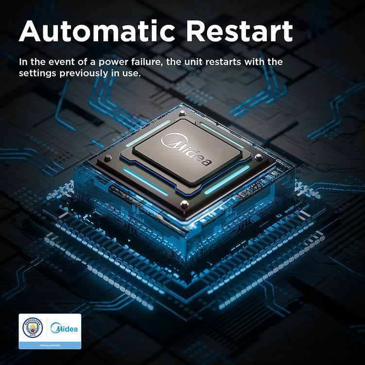 Midea MPPHA-09 Portable Air Conditioner - 9000BTU - White - MPPHA-09CRN7-WF-WK-GRADED UNIT, Image 8 of 9