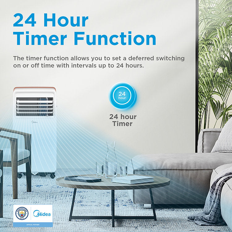 Midea MPPHA-09 Portable Air Conditioner - 9000BTU - White - MPPHA-09CRN7-WF-WK-GRADED UNIT, Image 9 of 9