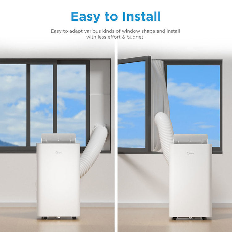 Midea 9000BTU 2.6kW Portable Air Conditioning Unit - MPPQ-09CRN7-MID-WIFI, Image  of 11