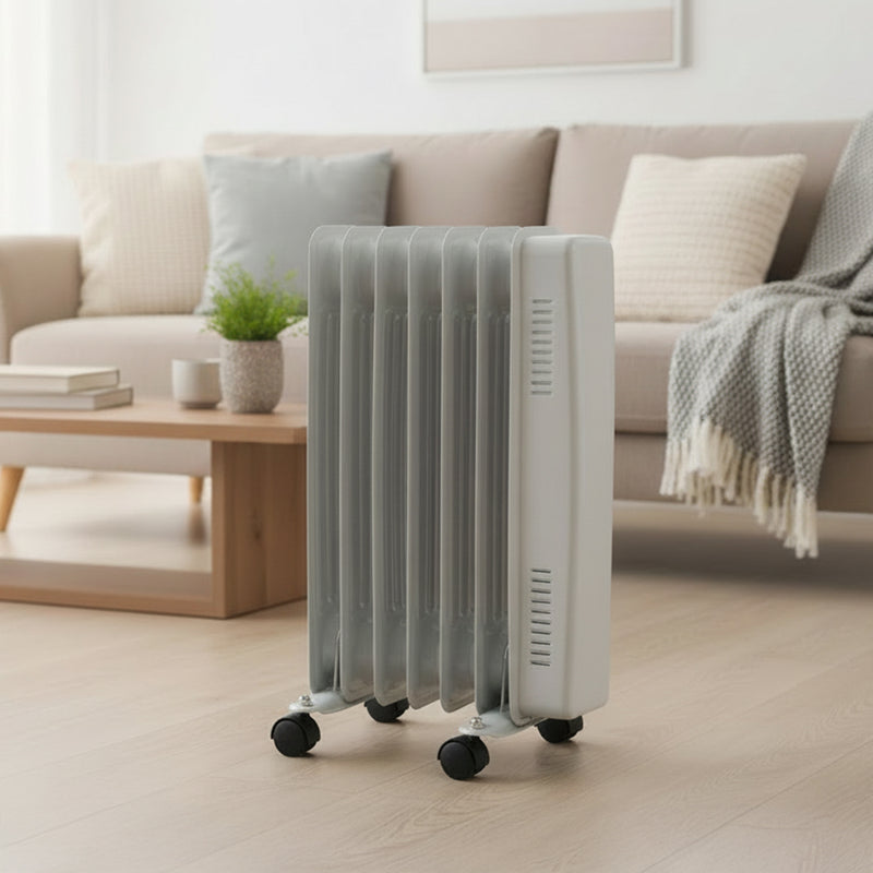 Status 1500W Oil Filled Radiator White - OFH7-1500W1PKB, Image  of 2