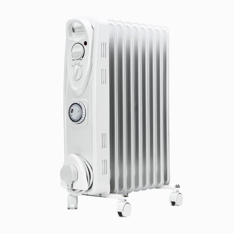 Status 2000W Oil Filled Radiator with Timer - White - OHF9-2000WT1PKB, Image  of 5
