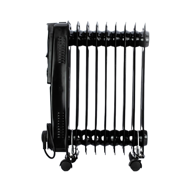 Status 1500W Oil Filled Radiaior Black, Image  of 5