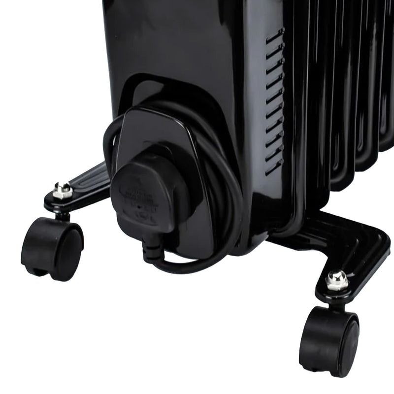 Status 2000W Oil Filled Radiator Black, Image  of 5