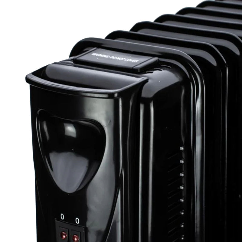 Status 2000W Oil Filled Radiator Black, Image  of 5