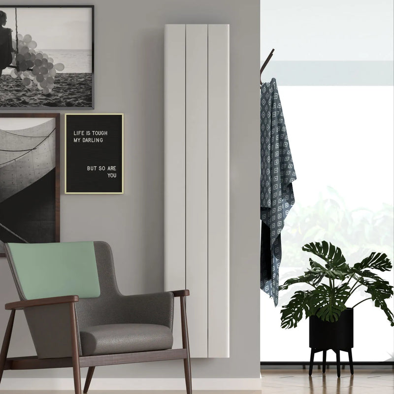 Rointe Palaos 1500W WiFi Vertical Electric Radiator  - White - PIW1500WF, Image  of 5