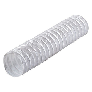 Blauflex White PVC Ducting 100mm dia x 6m - BLAUFLEX-PVC-102-6