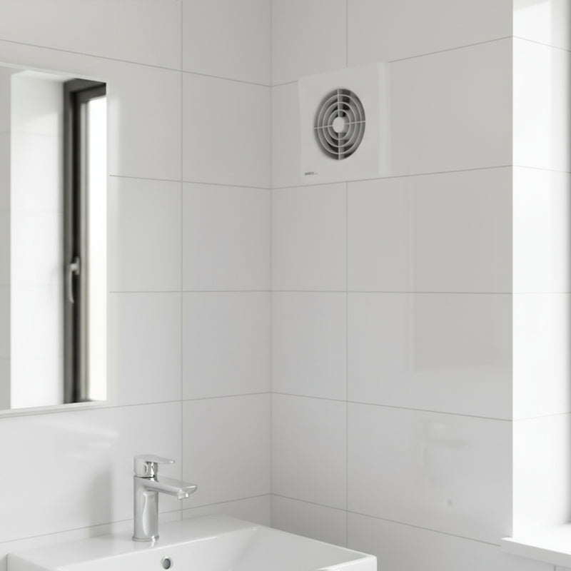 Manrose 100mm (4") Quiet Bathroom Extractor Fan IPIPX5 Standard - QF100SX5OP, Image  of 2