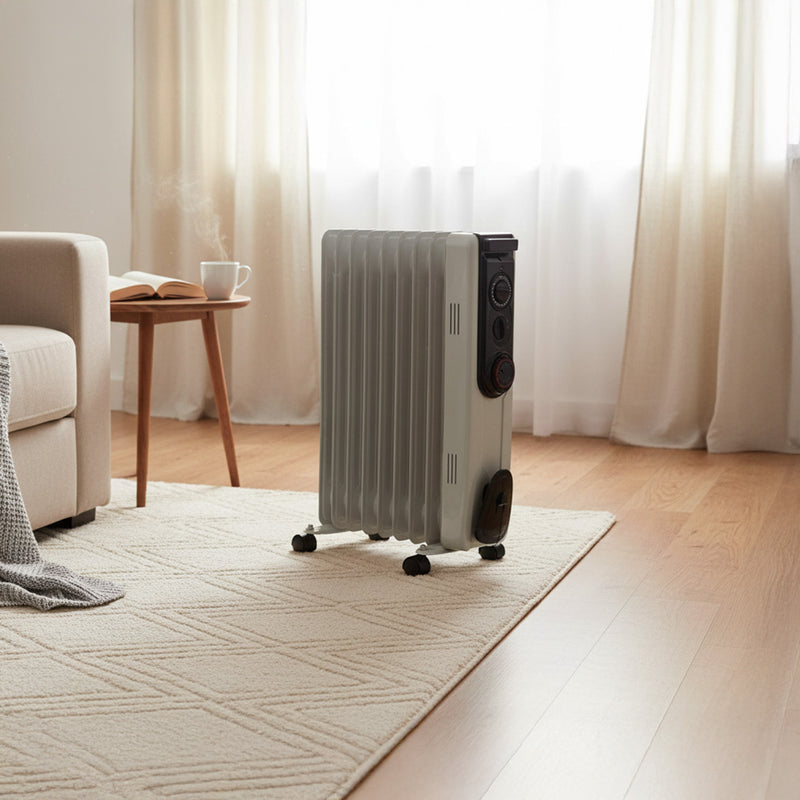 Hyco Riviera Oil Filled Radiator 1.5kw - RAD15Y, Image  of 2