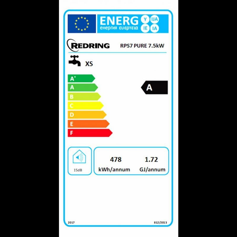 Redring Pure 9.5KW Instantaneous Electric Shower With 3 Power Settings - 53531101, Image  of 5