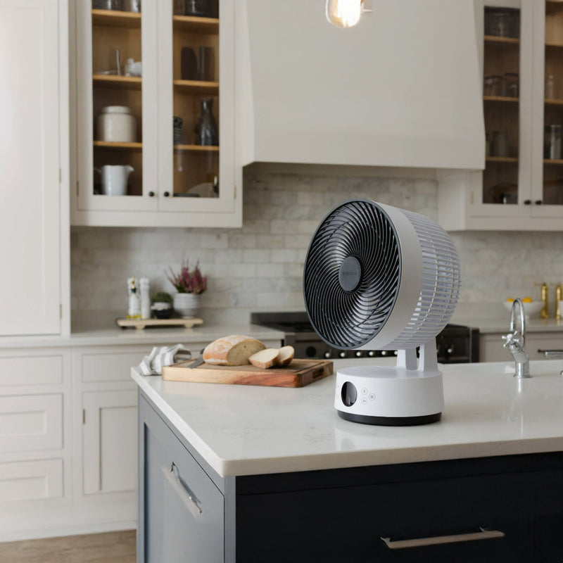 MeacoFan Sefte 10" Desktop Air Circulator White - SEFTE10DS, Image  of 7