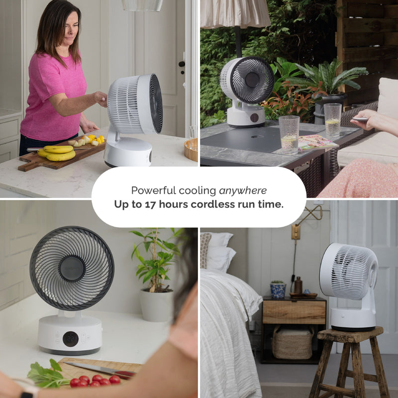 MeacoFan Sefte® 8 Inch Portable Battery Air Circulator - SEFTE8DS, Image  of 12