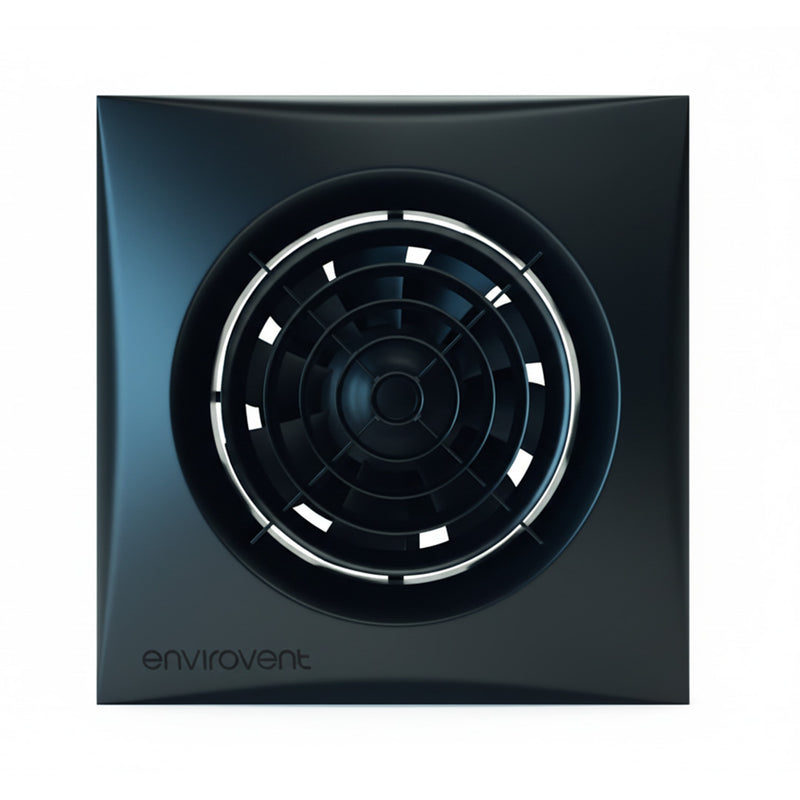 Envirovent Silent 100mm with Adjustable Timer & Adjustable Humidity Sensor, Black - SIL100HT-B, Image  of 3