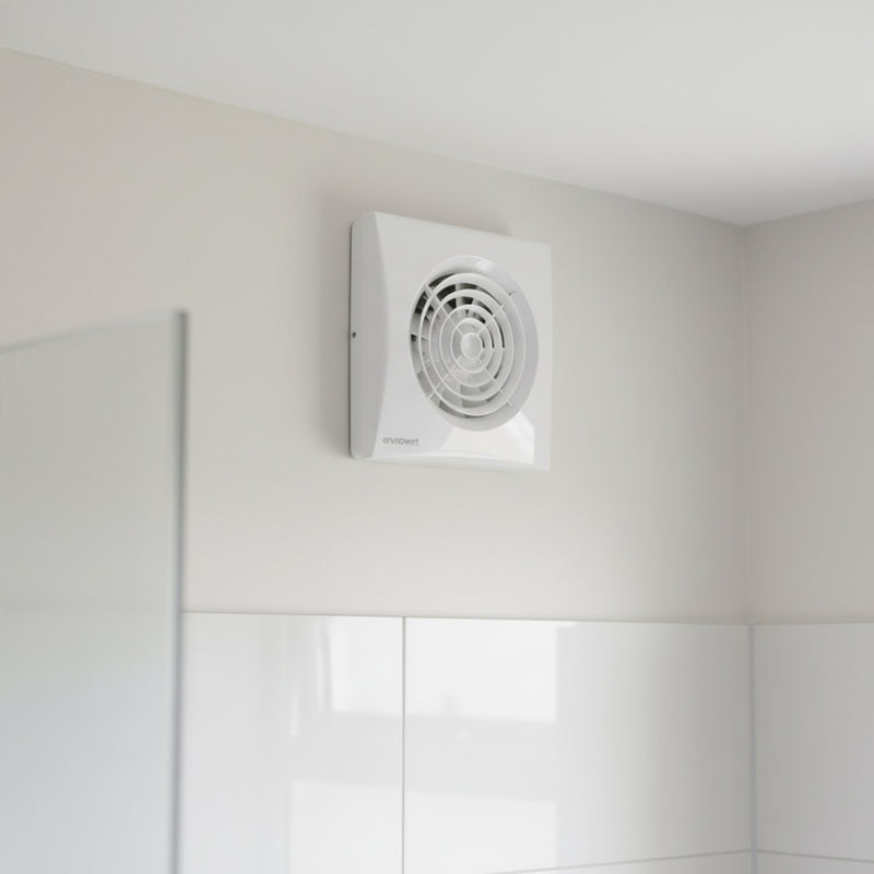 Envirovent Silent 100mm with Adjustable Timer & Adjustable Humidity Sensor - SIL100HT, Image  of 3