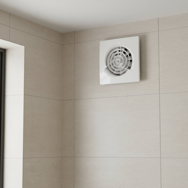 Blauberg 100mm (4") Quiet Intermittent Bathroom Extractor Fan with Timer - TRIO100T, Image  of 6