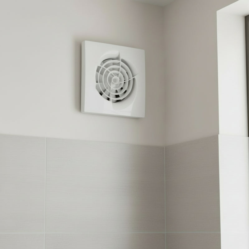 Blauberg 100mm (4") Quiet Intermittent Extractor Fan, Classic - TRIO100, Image  of 6