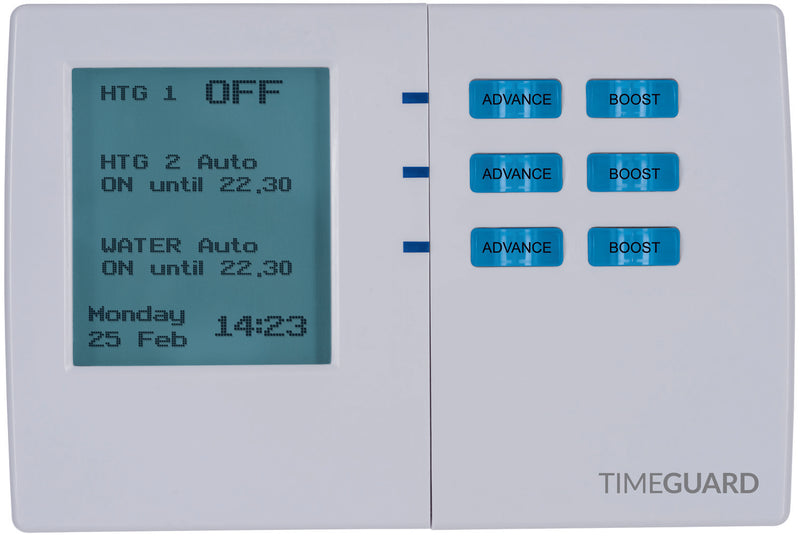 Timeguard 7 Day Digital Heating Programmer - 3 Channel - TRT038N, Image  of 3