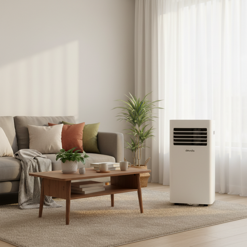 Devola Portable Air Conditioner with Wifi and Window Kit - 9000 BTU - White - DVAC09CW, Image  of 13