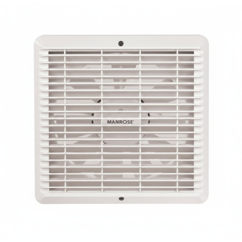 Manrose 300mm (12") Commercial Wall/Window Extractor Fan, Automatic with Internal Shutters - COMCW300A, Image  of 2