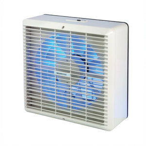 Manrose 300mm (12") Window Extractor Fan with Pullcord & Fixed Grill - WF300P