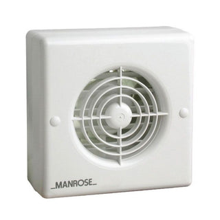 Manrose 100mm (4") Automatic Extractor Fan with Electronic Timer - XF100AT