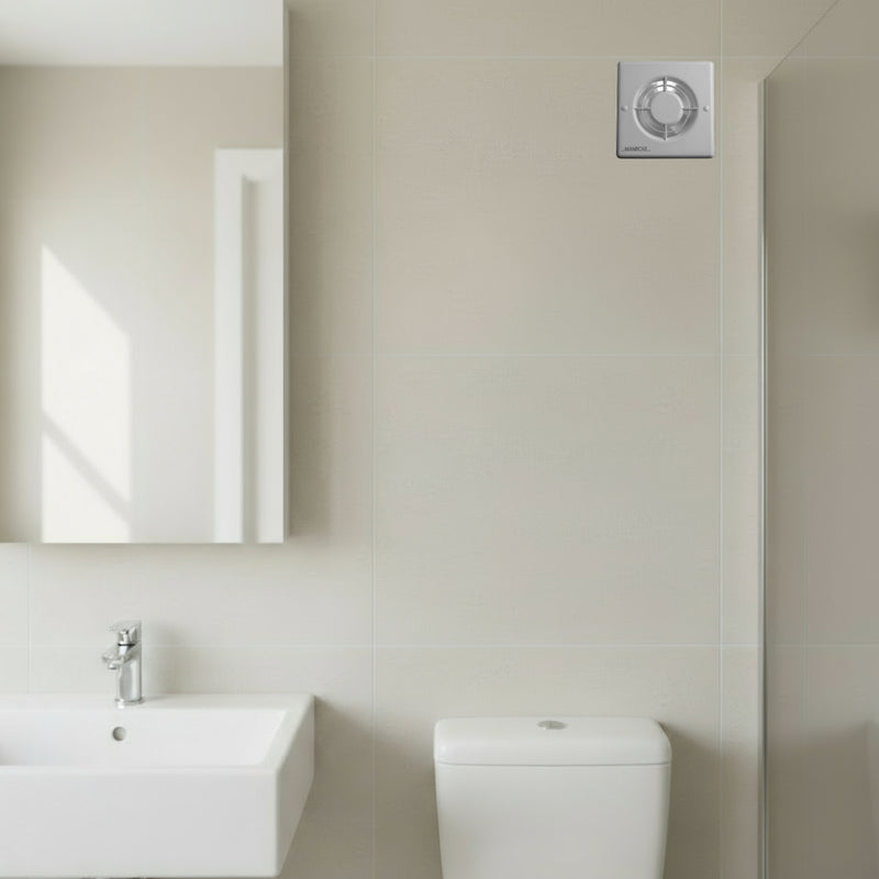 Manrose 100mm PIR Axial Window Extractor Fan - WF100PIR, Image  of 2