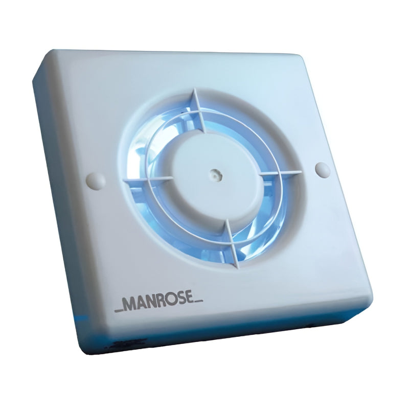 Manrose 100mm (4") 12V Automatic Low Voltage Extractor Fan With Humidity Control - XF100HLV, Image  of 3