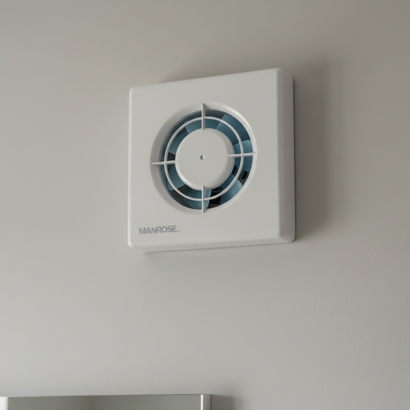 Manrose 100mm PIR Axial Extractor Fan - XF100PIR, Image  of 2