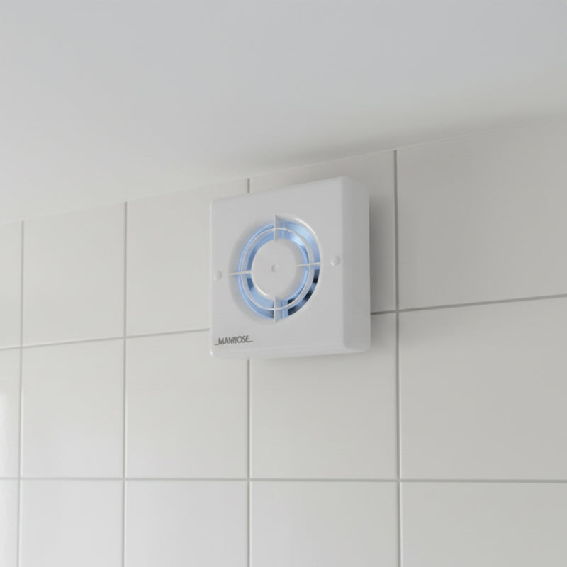 Manrose 100mm Axial Extractor Fan with Timer - XF100T, Image  of 3