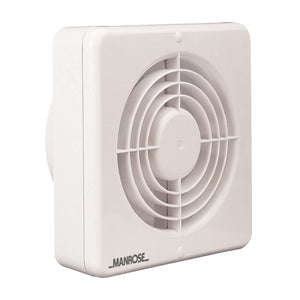 Manrose 150mm (6") Axial Kitchen Extractor Fan With Timer & Pullcord Switch - XF150BTP