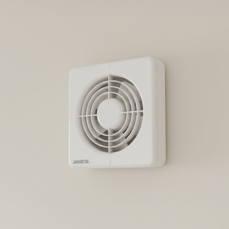 Manrose 150mm (6") Axial Kitchen Extractor Fan, Standard - XF150BS, Image  of 2