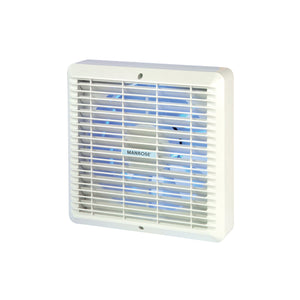 Manrose 230mm (9") Commercial Wall/Window Extractor Fan With Fixed Grill - XFS230S