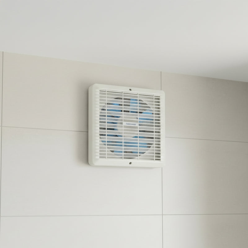 Manrose 230mm (9") Commercial Wall/Window Extractor Fan With Fixed Grill - XFS230S, Image  of 3