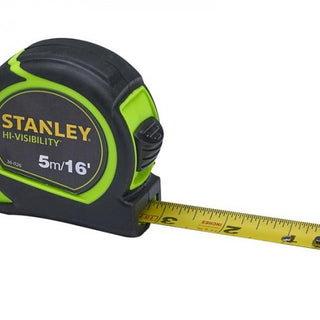 Stanley 5m (16ft) Hi-Vis Tylon Tape Measure - XMS23TAPE5
