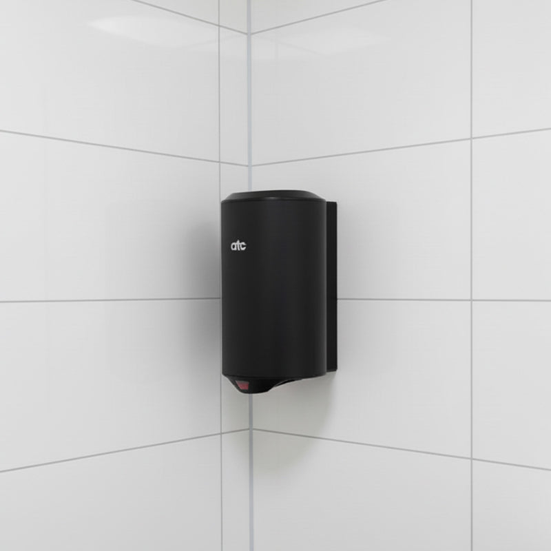 ATC Cub High Speed Hand Dryer - Matt Black - Z-2651BL, Image  of 2