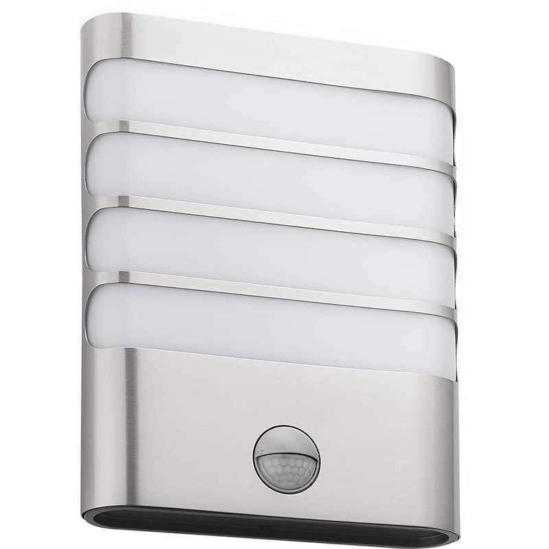 Philips Raccoon 3W LED Outdoor Wall Light With PIR Stainless Steel - Warm White - 915004308801 - Return Unit, Image  of 1