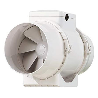Xpelair 100mm In-Line Mixed Flow Fan with Timer - XIMX100T - 93079AW