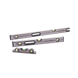 STANLEY FatMax 3 Piece Pro Level Pack (120cm, 60cm & 25cm Torpedo) - XMS23LEVELS3