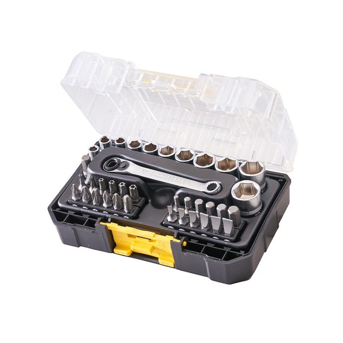 Fatmax Socket STANLEY FatMax 37 Piece 1/4in Socket & Bit Set - XMS23SOCKSET – Air Con ...