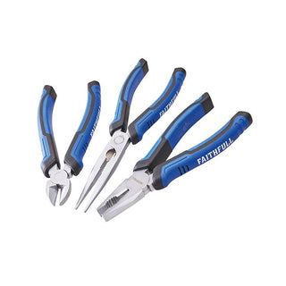 Faithfull 3 Piece Plier Set - XMS23PLIERS3