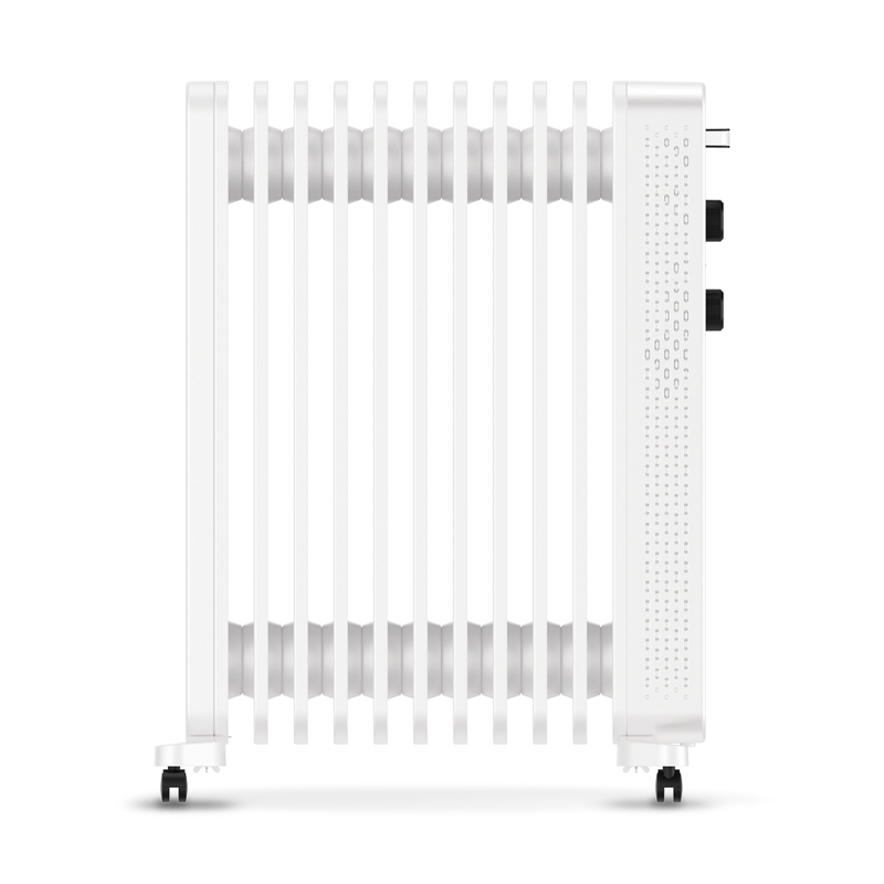 Devola 2500W Oil Filled Radiator with Mechanical Timer, White - DVOFRM2500W, Image  of 12