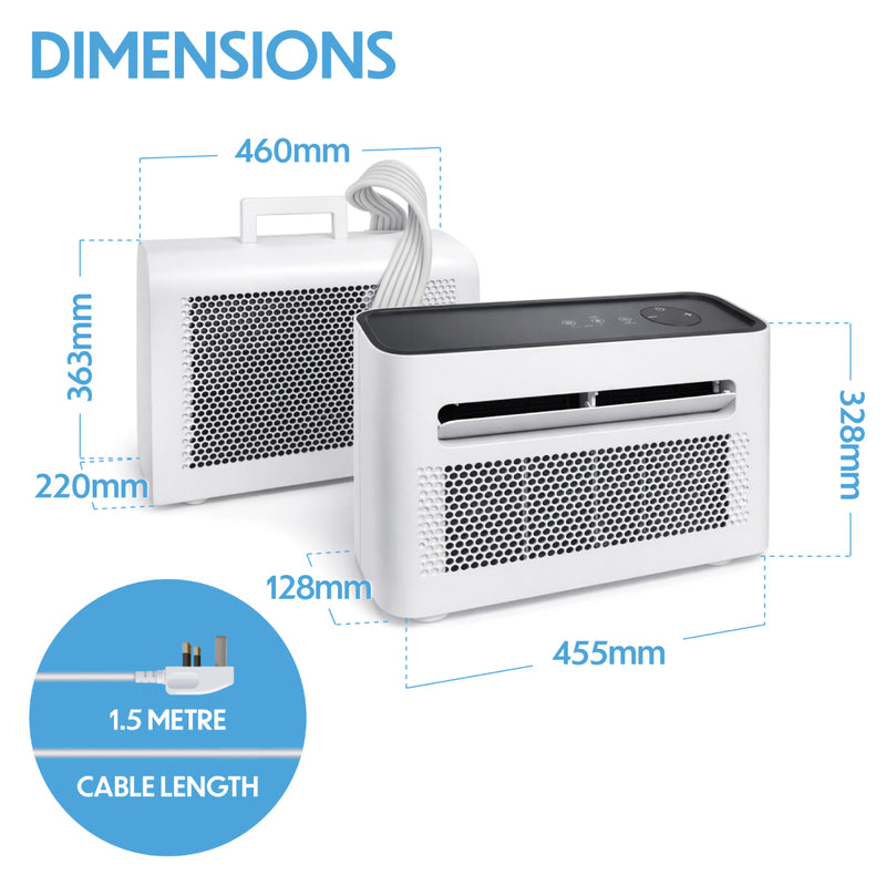 Prem-i-air 3-in-1, 5,000 BTU Split Air Conditioner with 24 Hour Timer and App Control - EH1962, Image  of 9