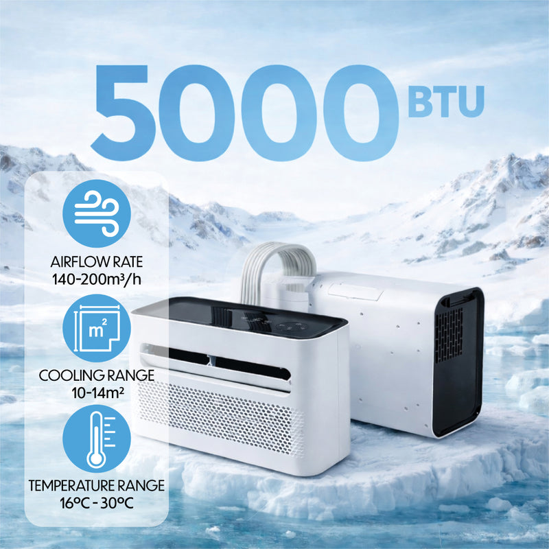 Prem-i-air 3-in-1, 5,000 BTU Split Air Conditioner with 24 Hour Timer and App Control - EH1962, Image  of 9