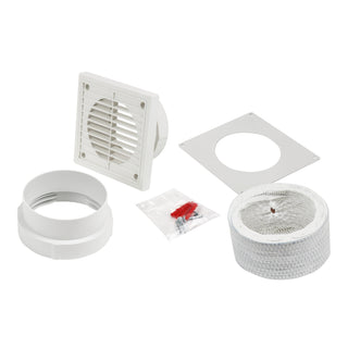 Manrose 100mm Fixed Grille Kit (White) - 7218 - 7218W