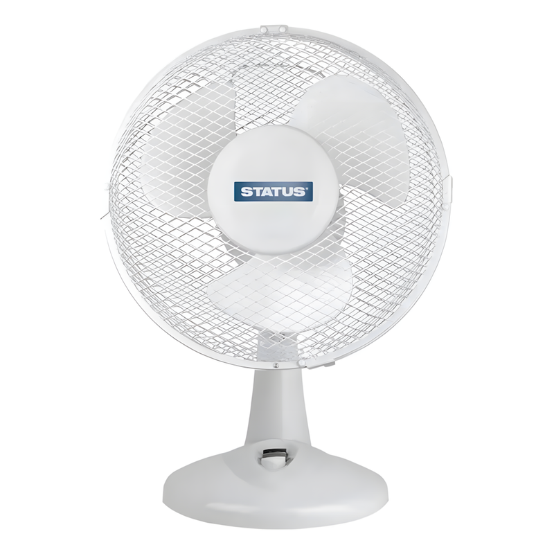 Status 9" Desk Fan White - S9DESKFAN, Image  of 1