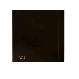 Envirovent Silent Design 100mm/4" Front Cover Black (Cover Only) - SIL100DCB