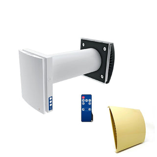 Blauberg Decentralised Single Room Heat Recovery Unit - WiFi - Cotswold Stone Cowl - VENTO-DUO-AIR-CS