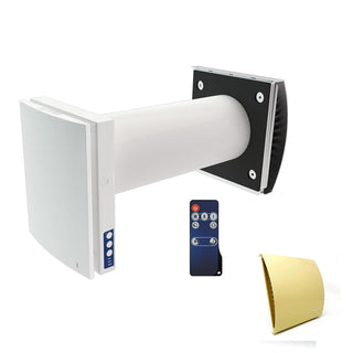 Blauberg Decentralised Single Room Heat Recovery Unit - WiFi - Cotswold Stone Cowl - VENTO-MIDI-AIR-CS