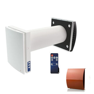 Blauberg Decentralised Single Room Heat Recovery Unit - WiFi - Terracotta Cowl - VENTO-MAXI-AIR-TER